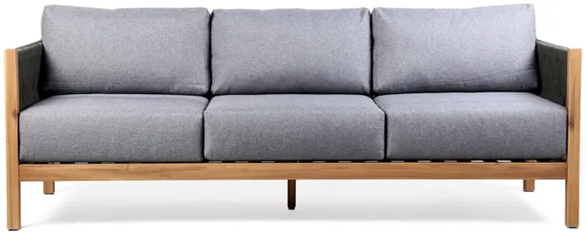 Sienna Outdoor Eucalyptus Sofa 