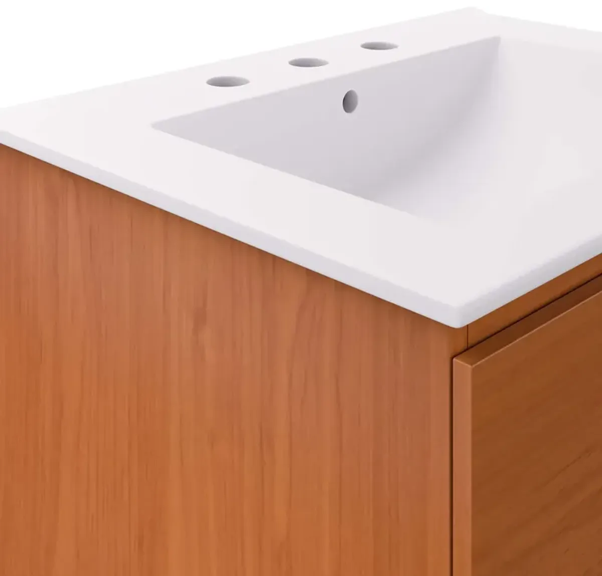 Scenic 24" Wall-Mount Bathroom Vanity