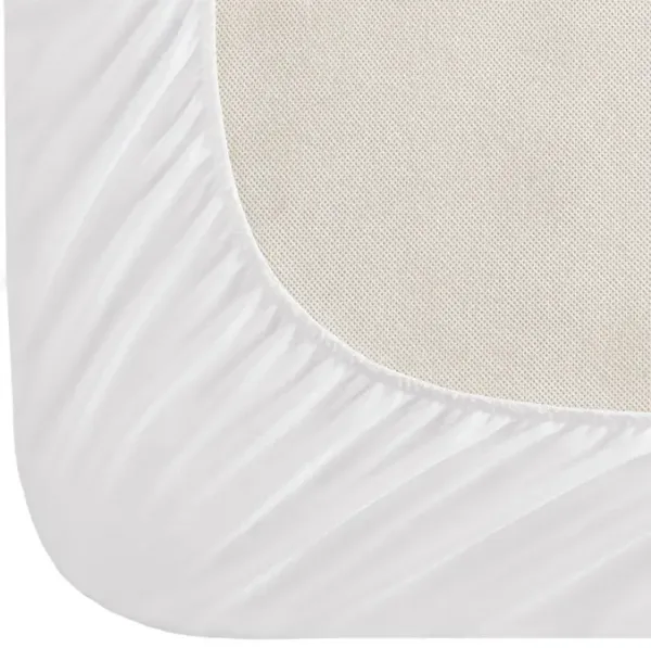 Serta Waterproof White Heated Mattress Pad