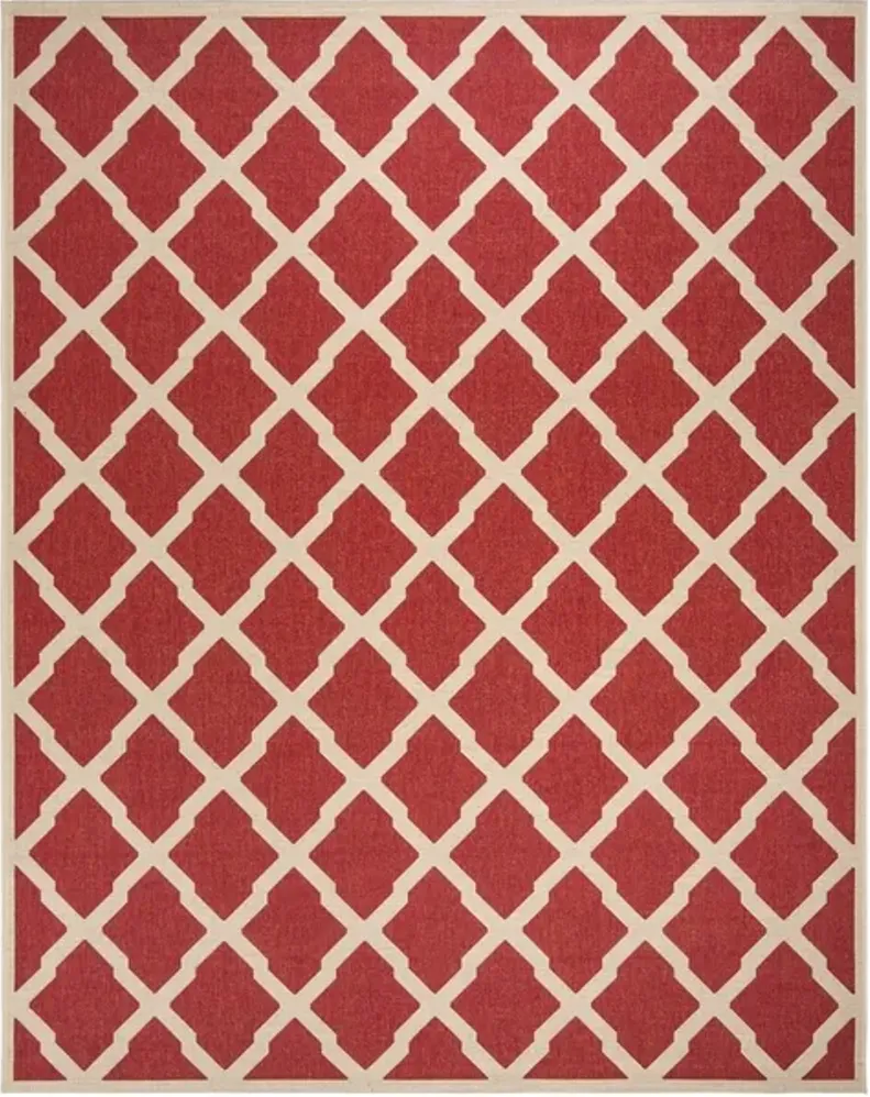 LINDEN 122 Collection LND122Q-9 Red / Creme 9' X 12'