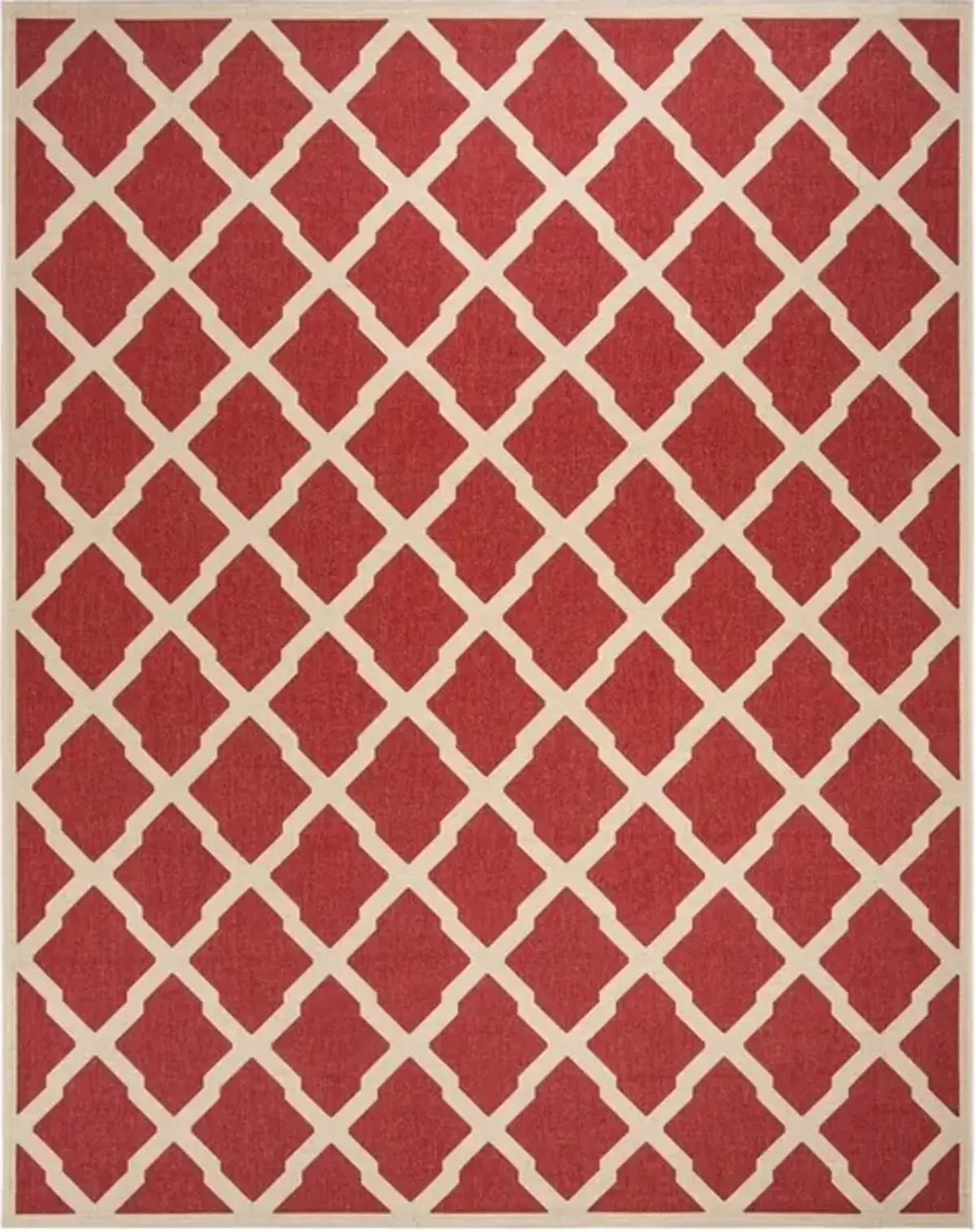 LINDEN 122 Collection LND122Q-9 Red / Creme 9' X 12'