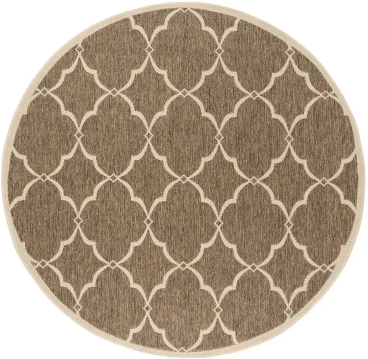 LINDEN 125 Collection LND125D-6R Beige / Cream 6'-7" X 6'-7" Round