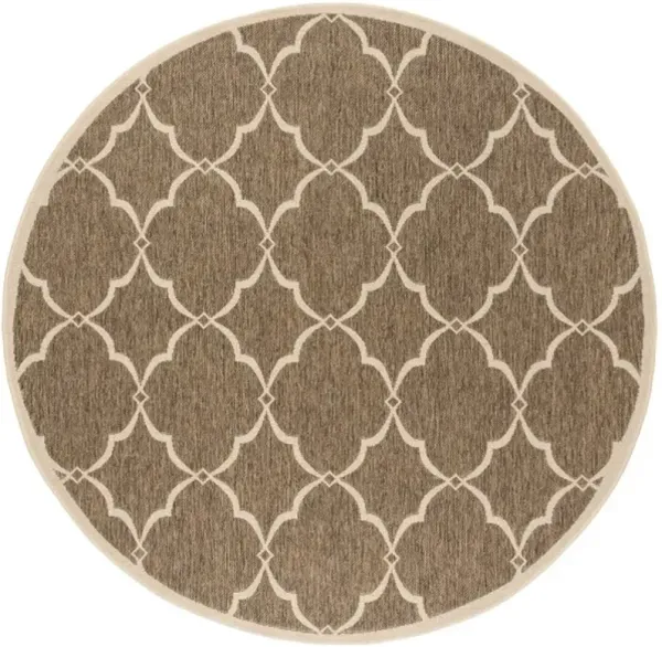 LINDEN 125 Collection LND125D-6R Beige / Cream 6'-7" X 6'-7" Round