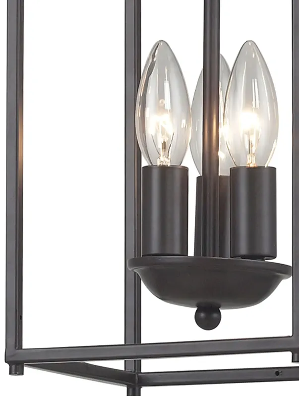 Arthur 7" Wide 3-Light Mini Pendant - Aged Bronze