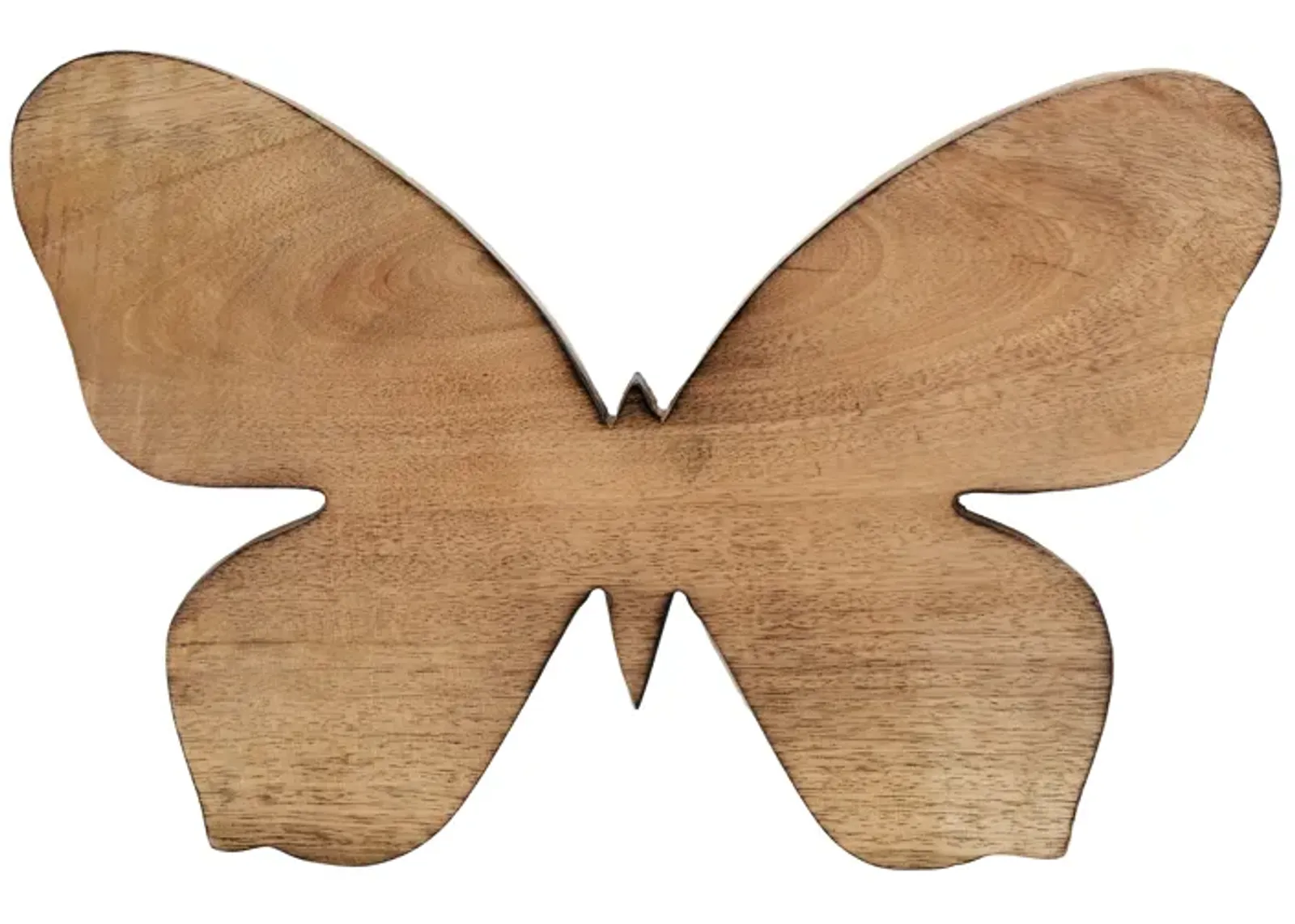 Wood 12"h Butterfly Decorative Object