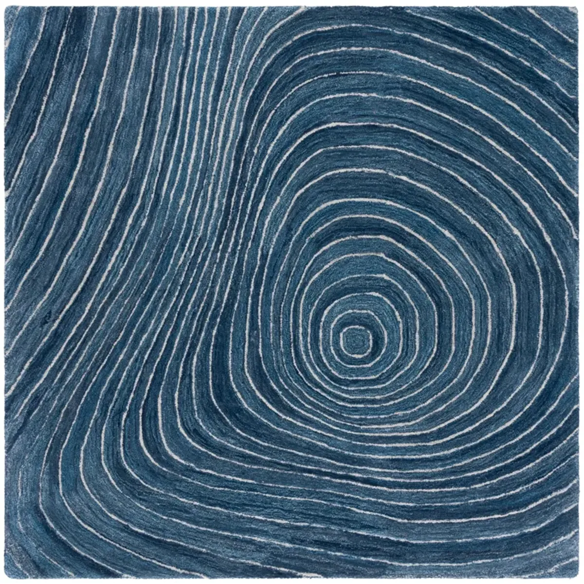 ABSTRACT Hand Tufted 6' x 6' Square area rug
