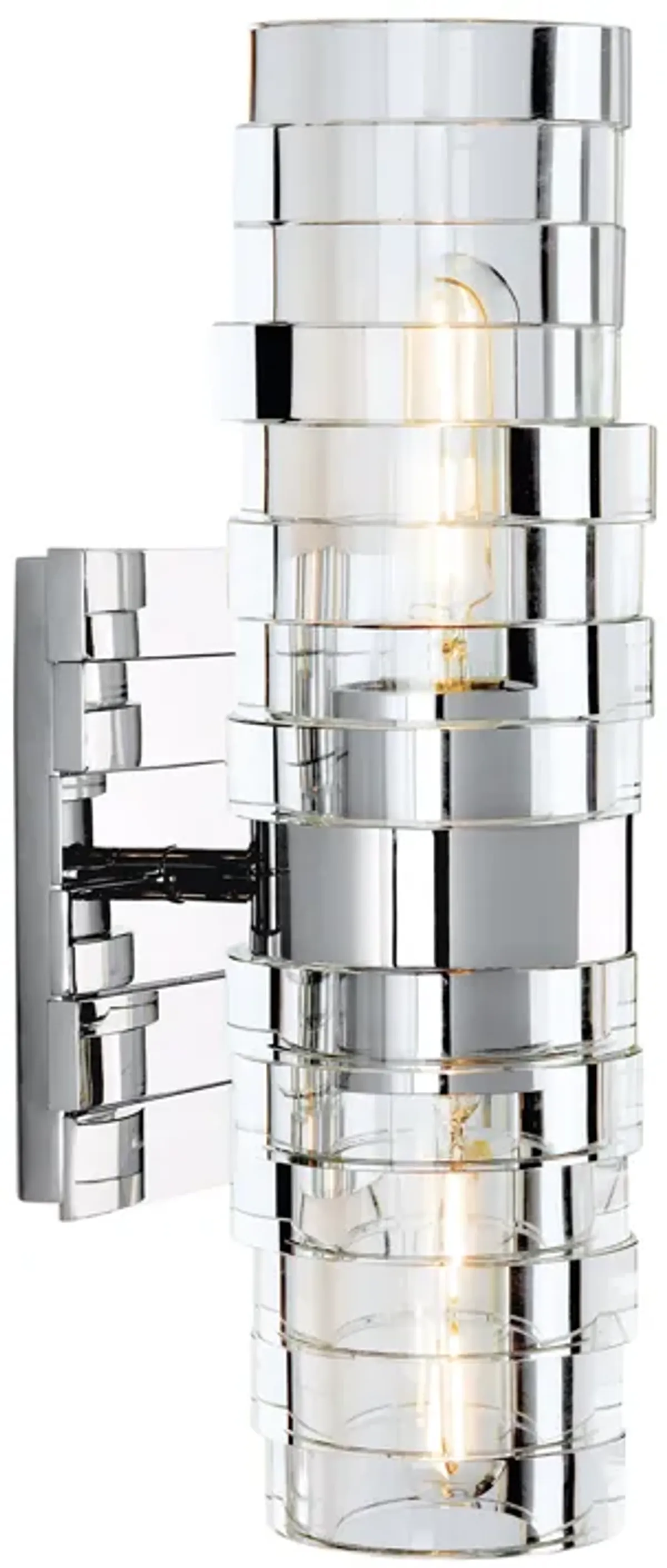 Murano 2-Light Vanity Sconce - Chrome