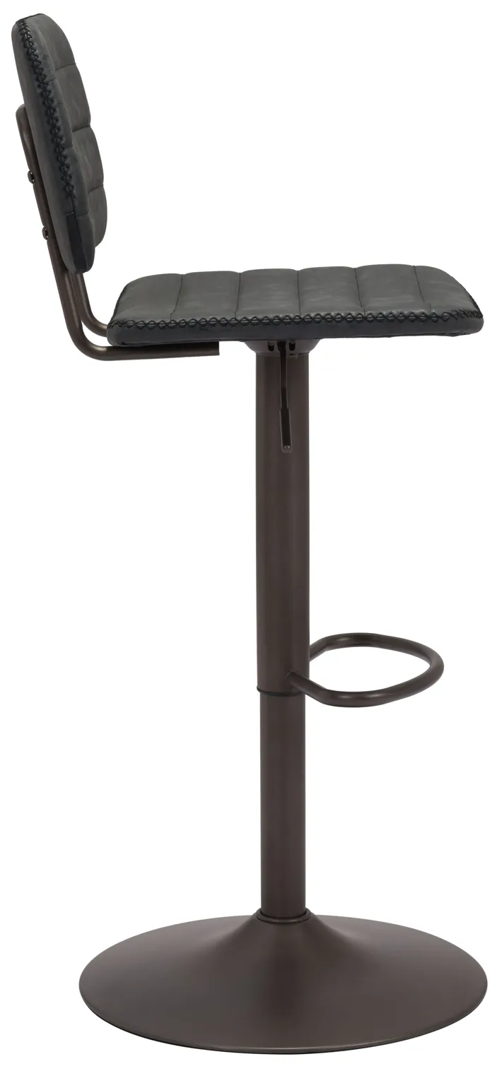 Holden Barstool Vintage Black & Dark Bronze