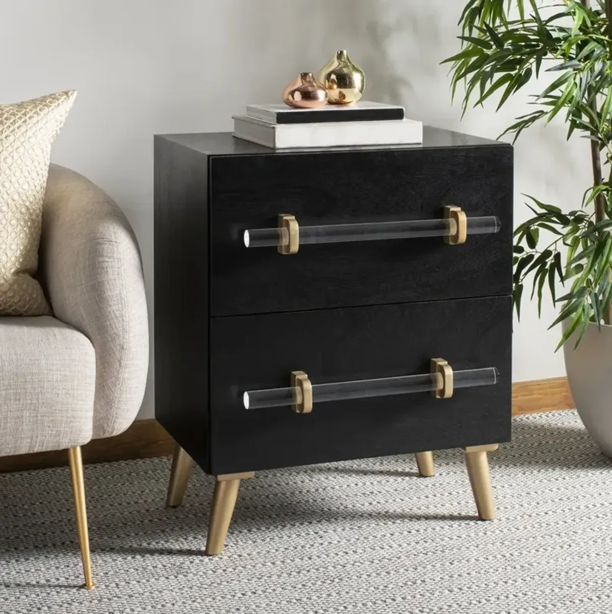 Sienne 2-Drawer Nightstand