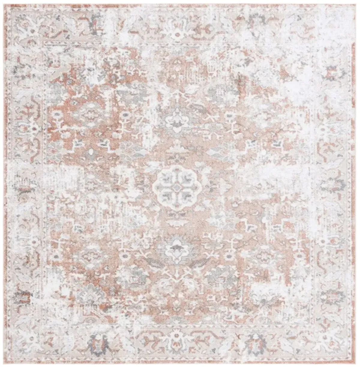 BALTIMORE 852 Beige 6'-7' X 6'-7' Square Square Rug