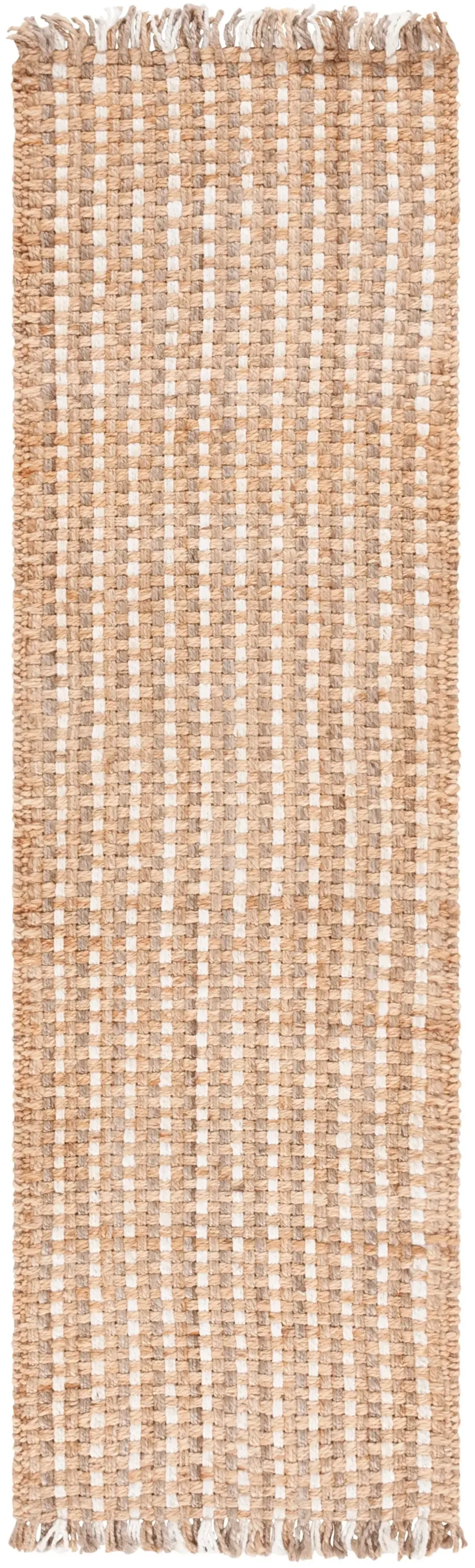 NATURAL FIBER 815 NATURAL  2'-3' x 8' Runner Rug