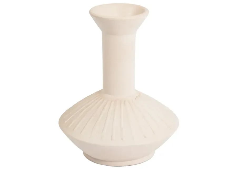 Doric Vase - Medium White