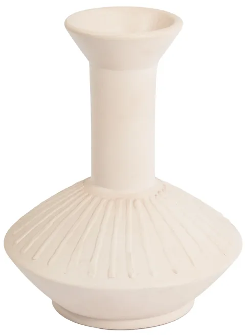 Doric Vase - Medium White