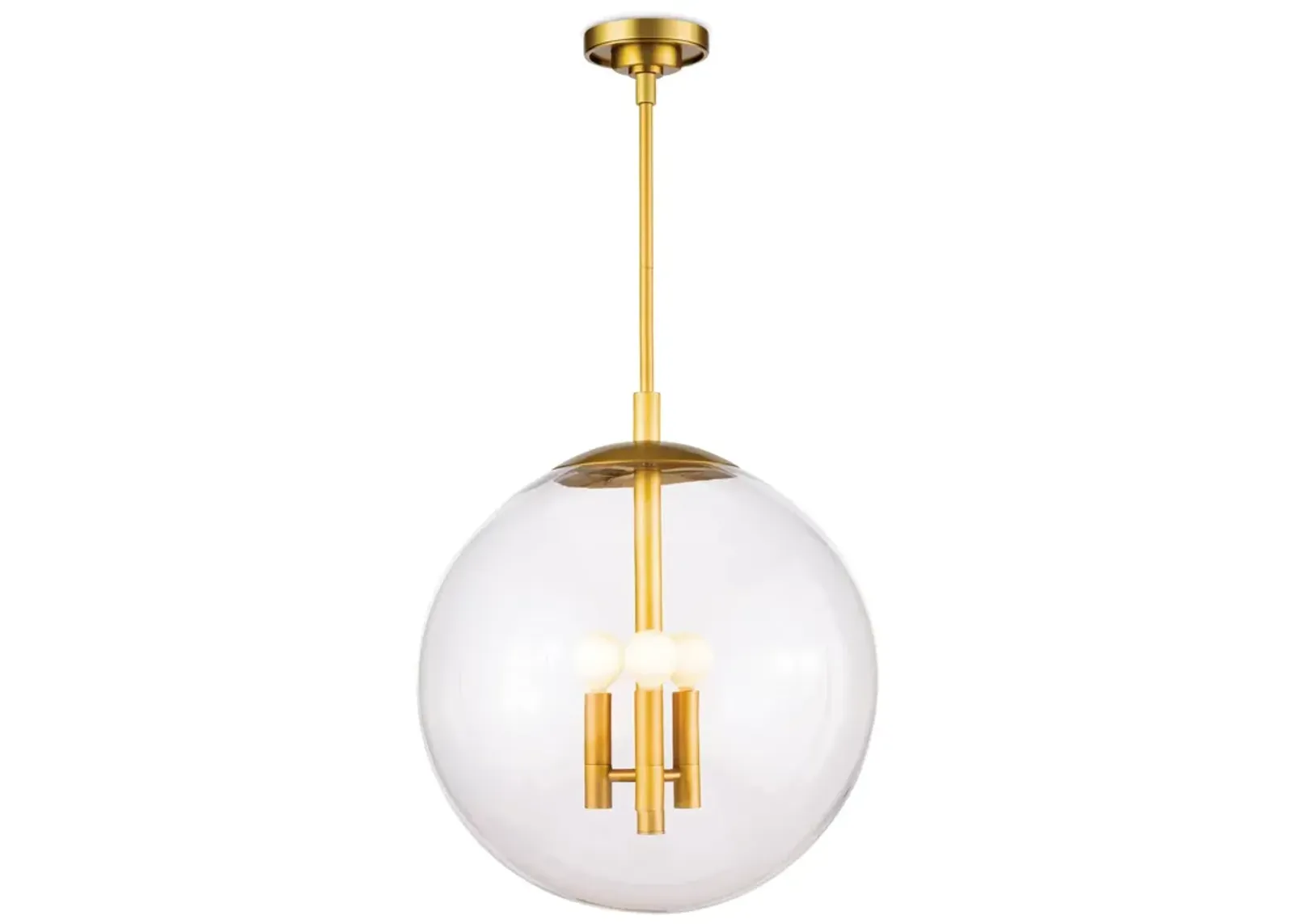 Cafe Pendant Medium (Natural Brass)