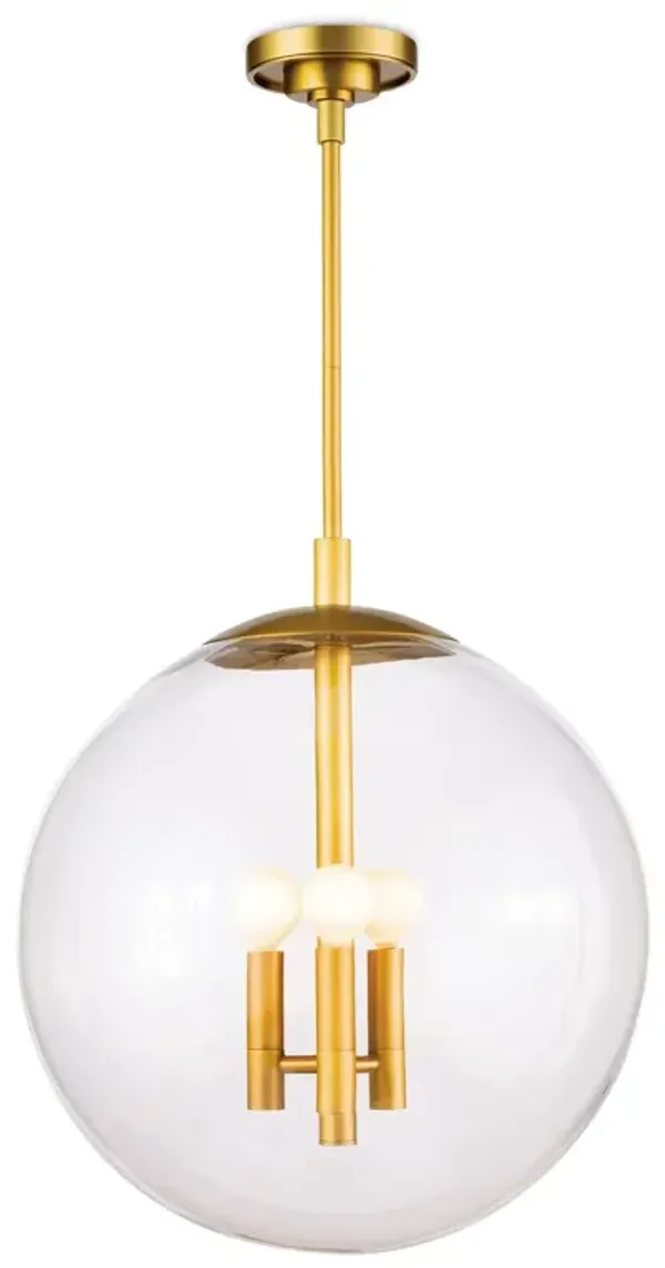 Cafe Pendant Medium (Natural Brass)
