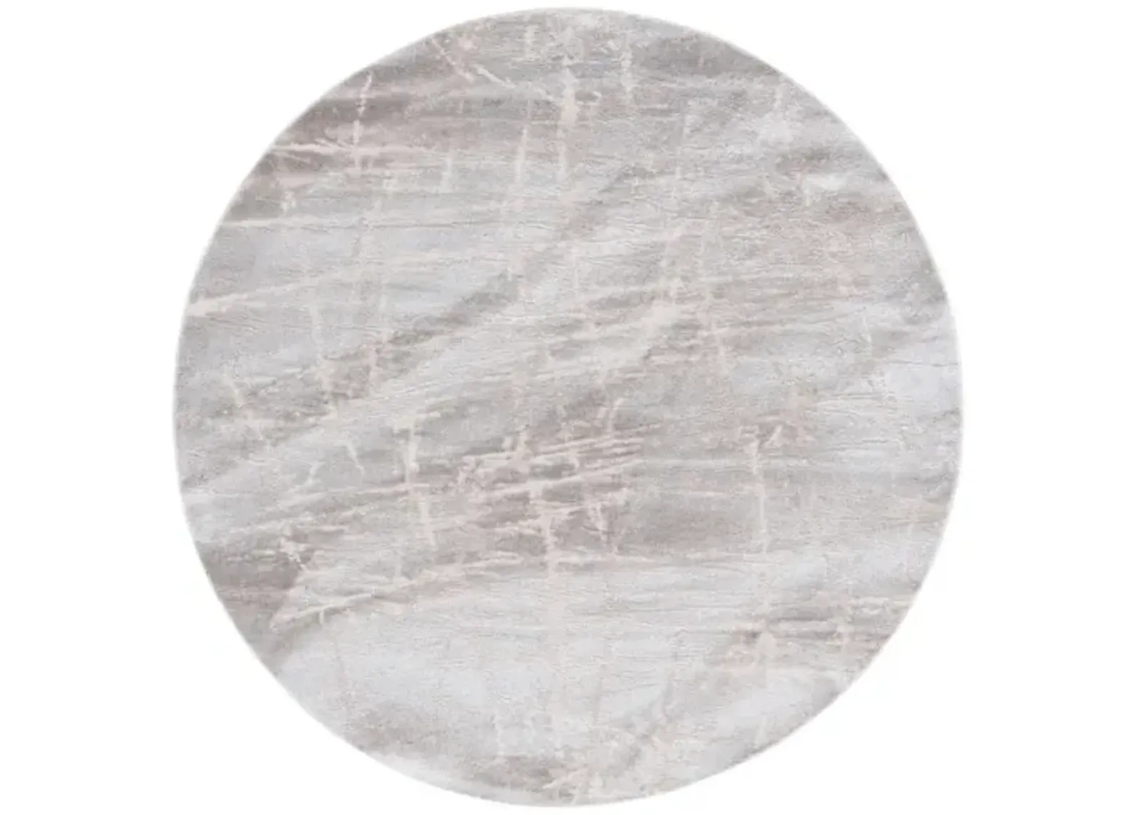 PLATINUM 542 Grey 6'-7' X 6'-7' Round Round Rug