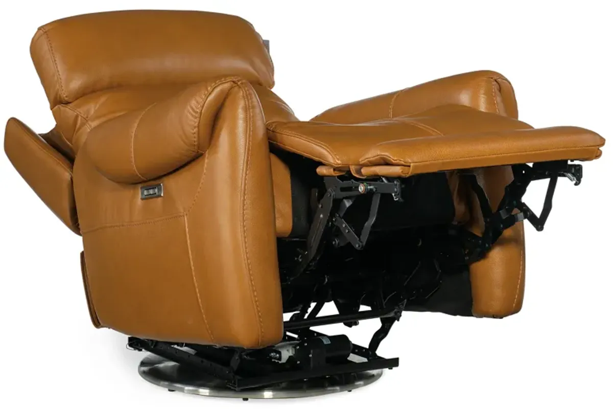 Sterling Swivel Power Recliner with Power Headrest