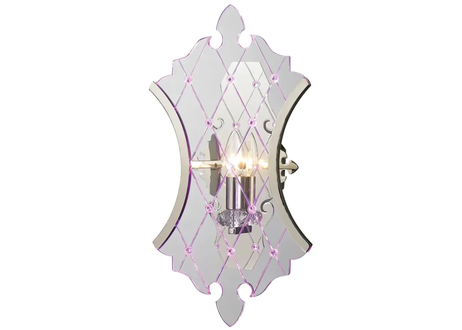 Radelle Collection 1 light/LED sconce in Polished Nickel