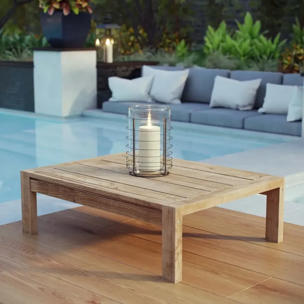 Upland Outdoor Patio Coffee Table