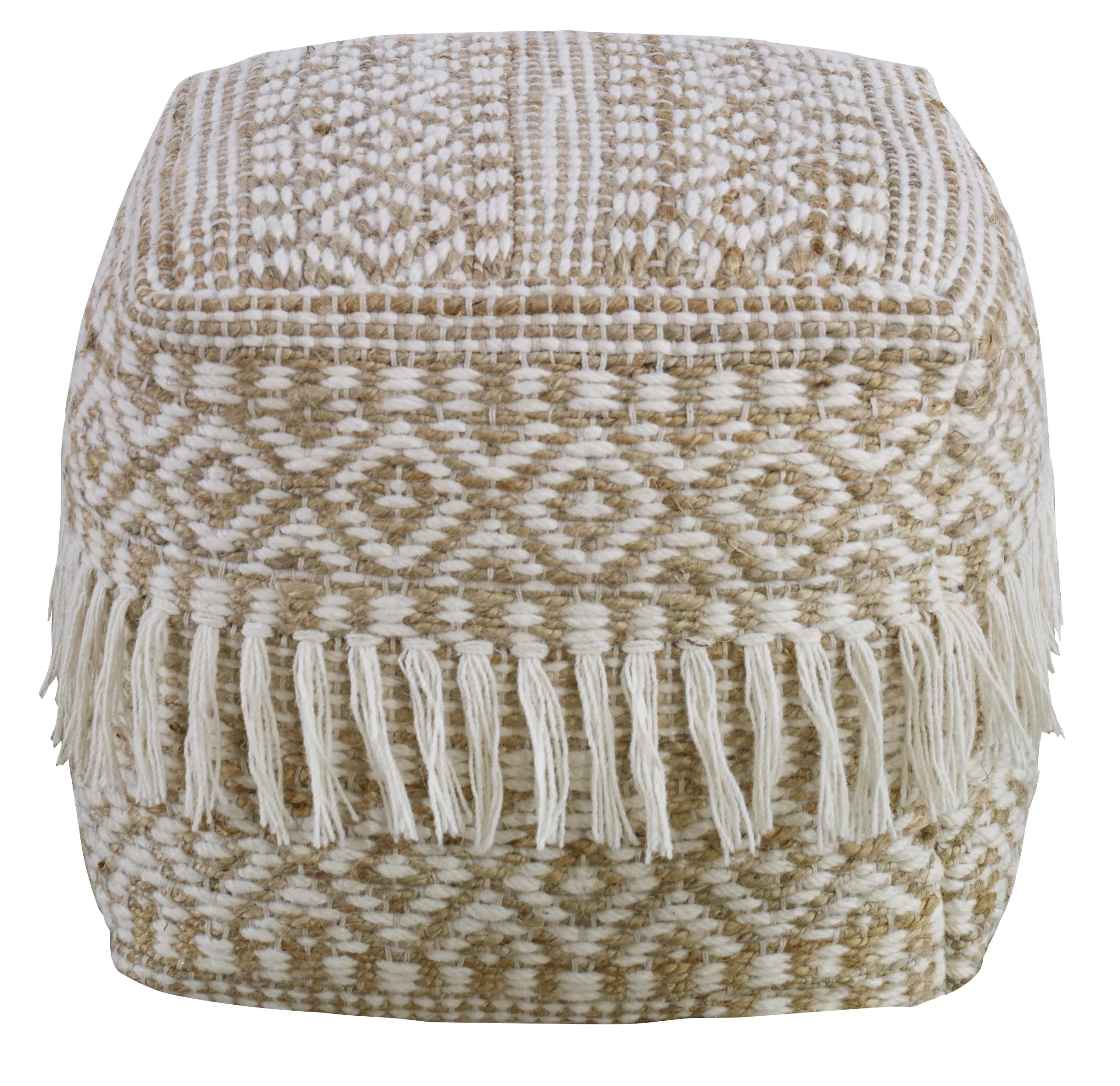 Boheme Wool & Hemp Pouf