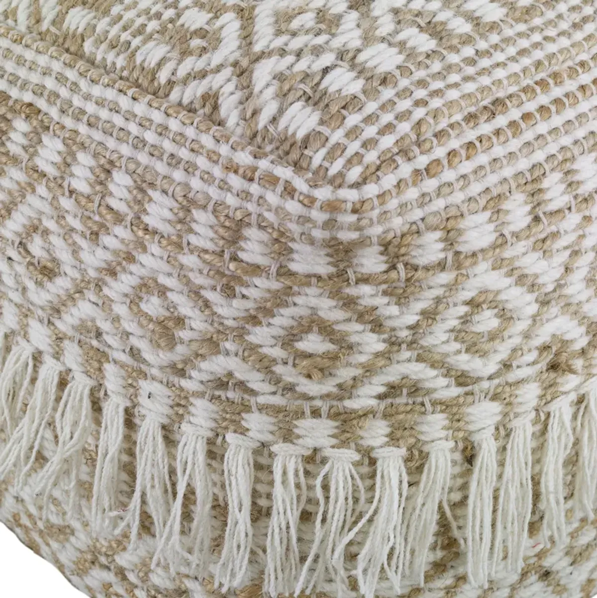 Boheme Wool & Hemp Pouf