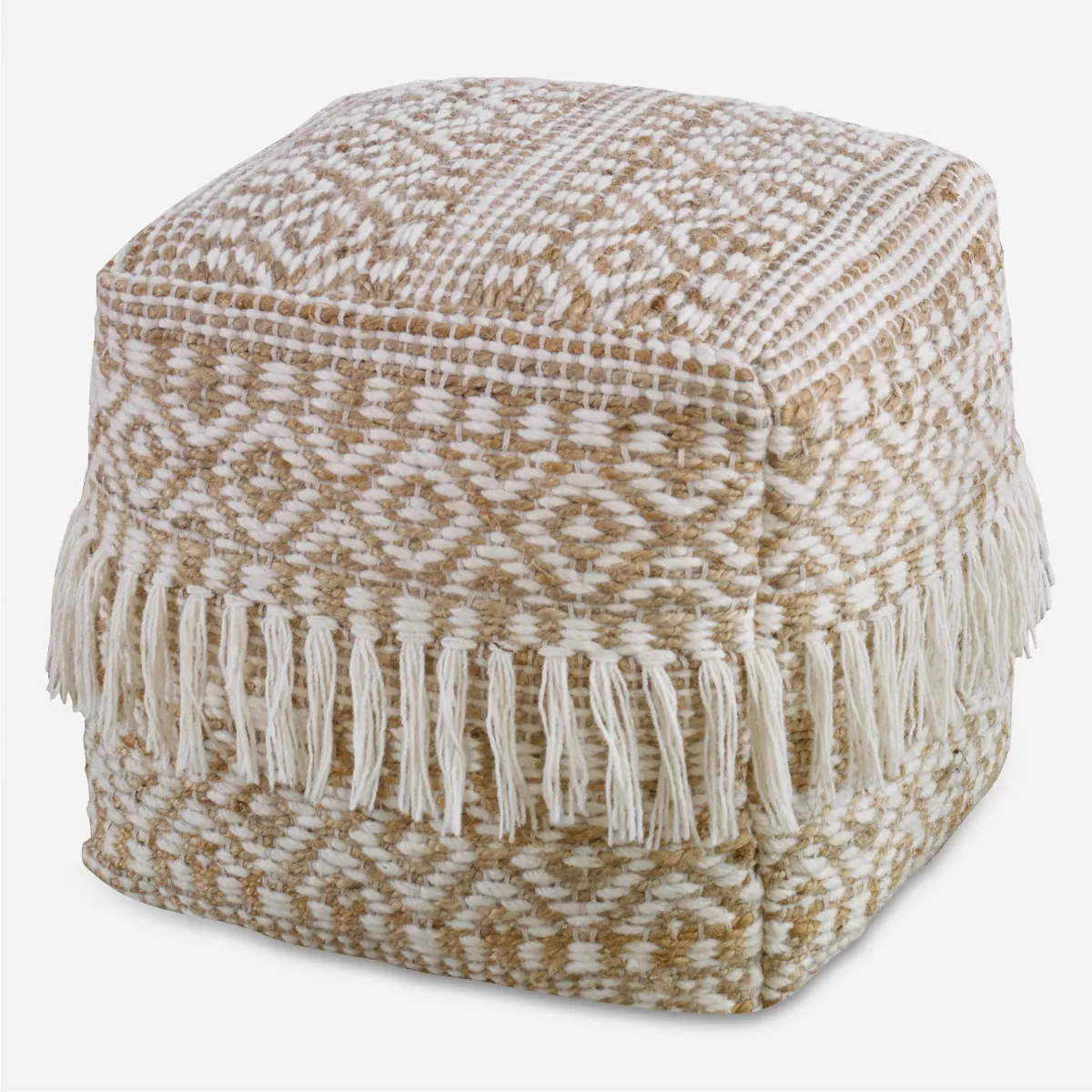 Boheme Wool & Hemp Pouf