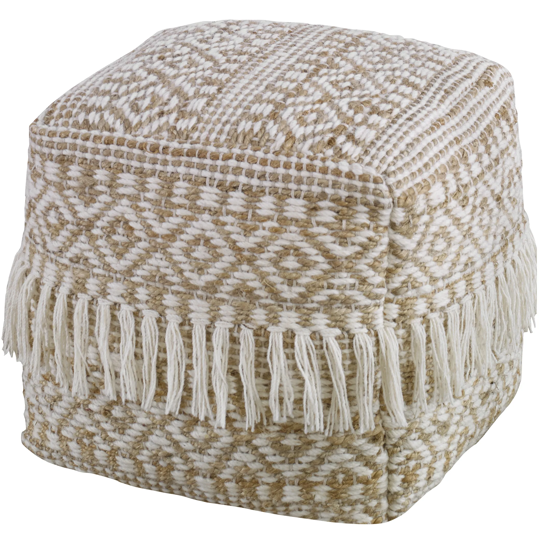 Boheme Wool & Hemp Pouf