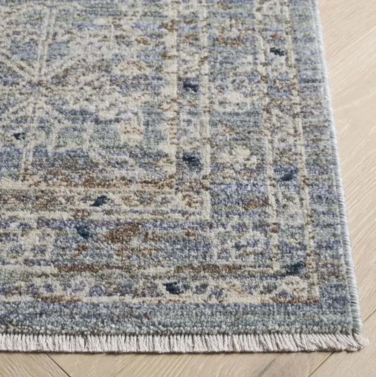 ANTIQUE PATINA 656 BLUE  4' x 10' Medium Rectangle Rug