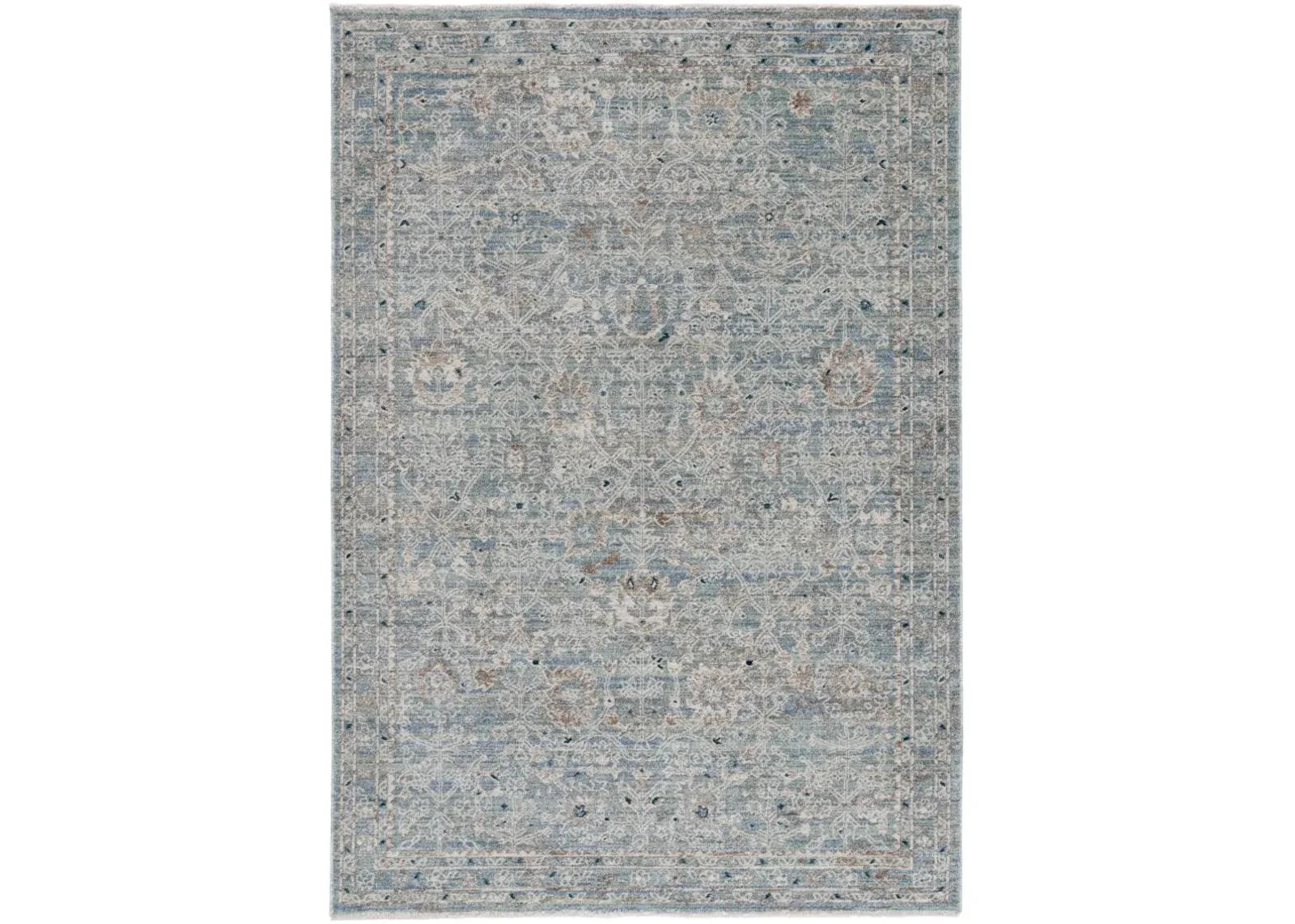 ANTIQUE PATINA 656 BLUE  4' x 10' Medium Rectangle Rug