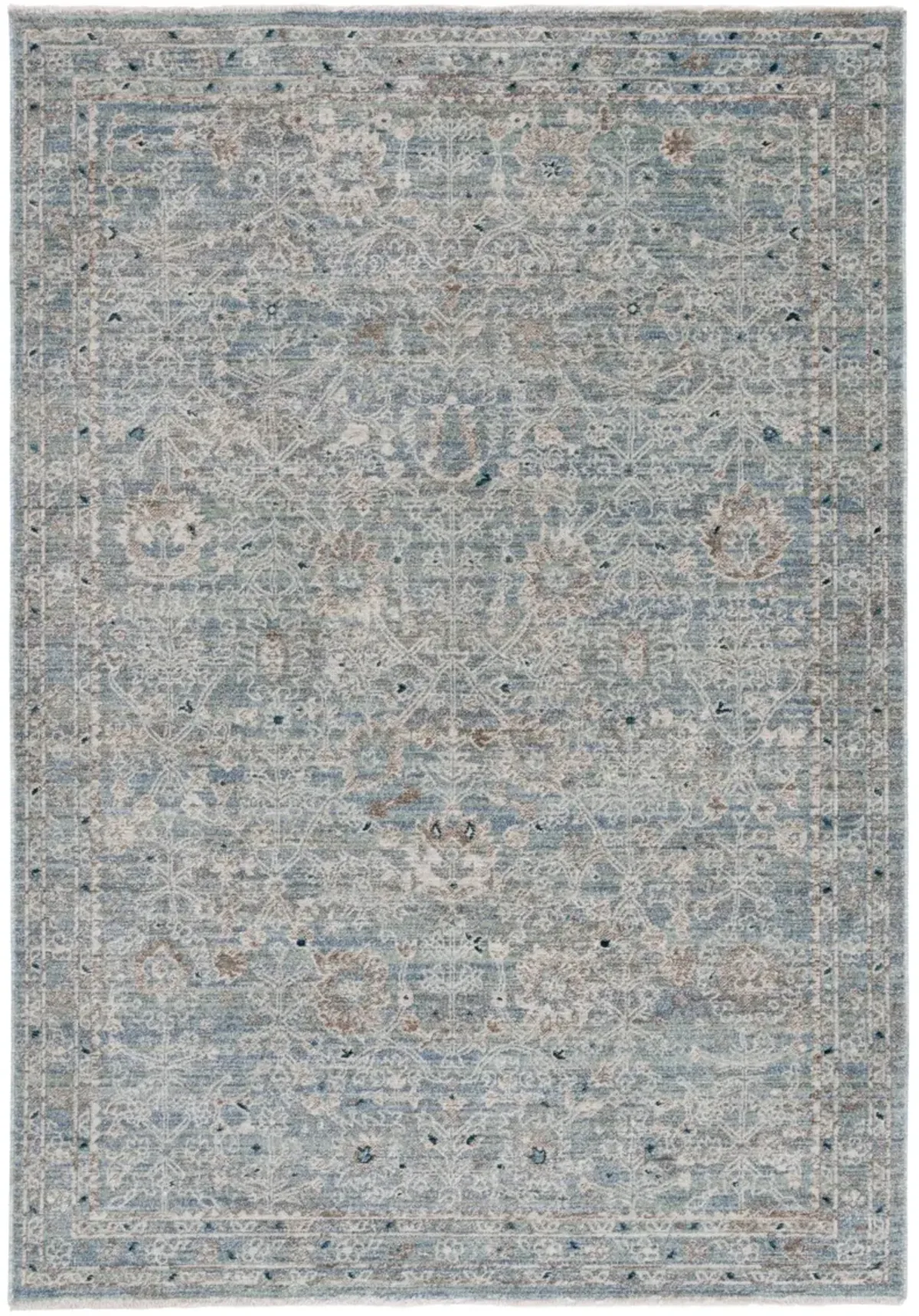 ANTIQUE PATINA 656 BLUE  4' x 10' Medium Rectangle Rug