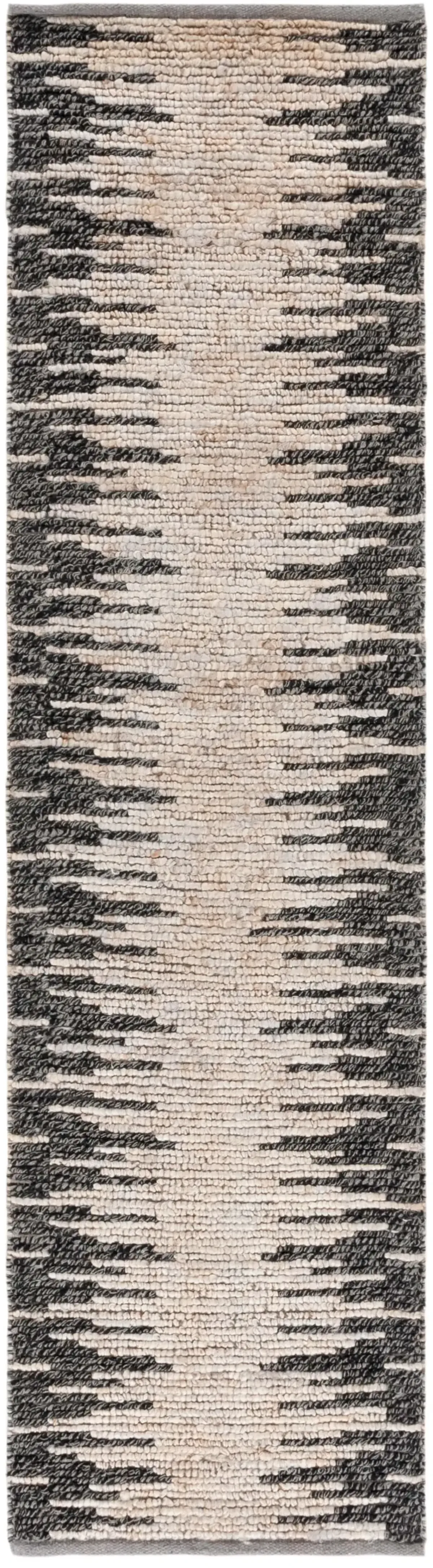 NATURAL FIBER 953 LIGHT GREY  2'-3' x 8' Runner Rug