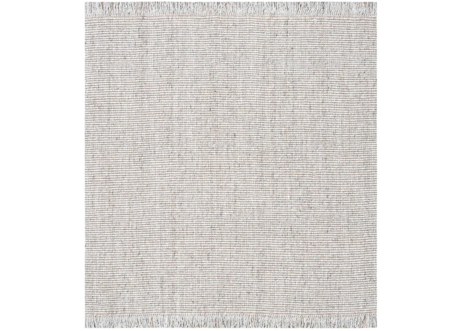 NATURAL FIBER 826 SILVER  4' x 4' Square Square Rug