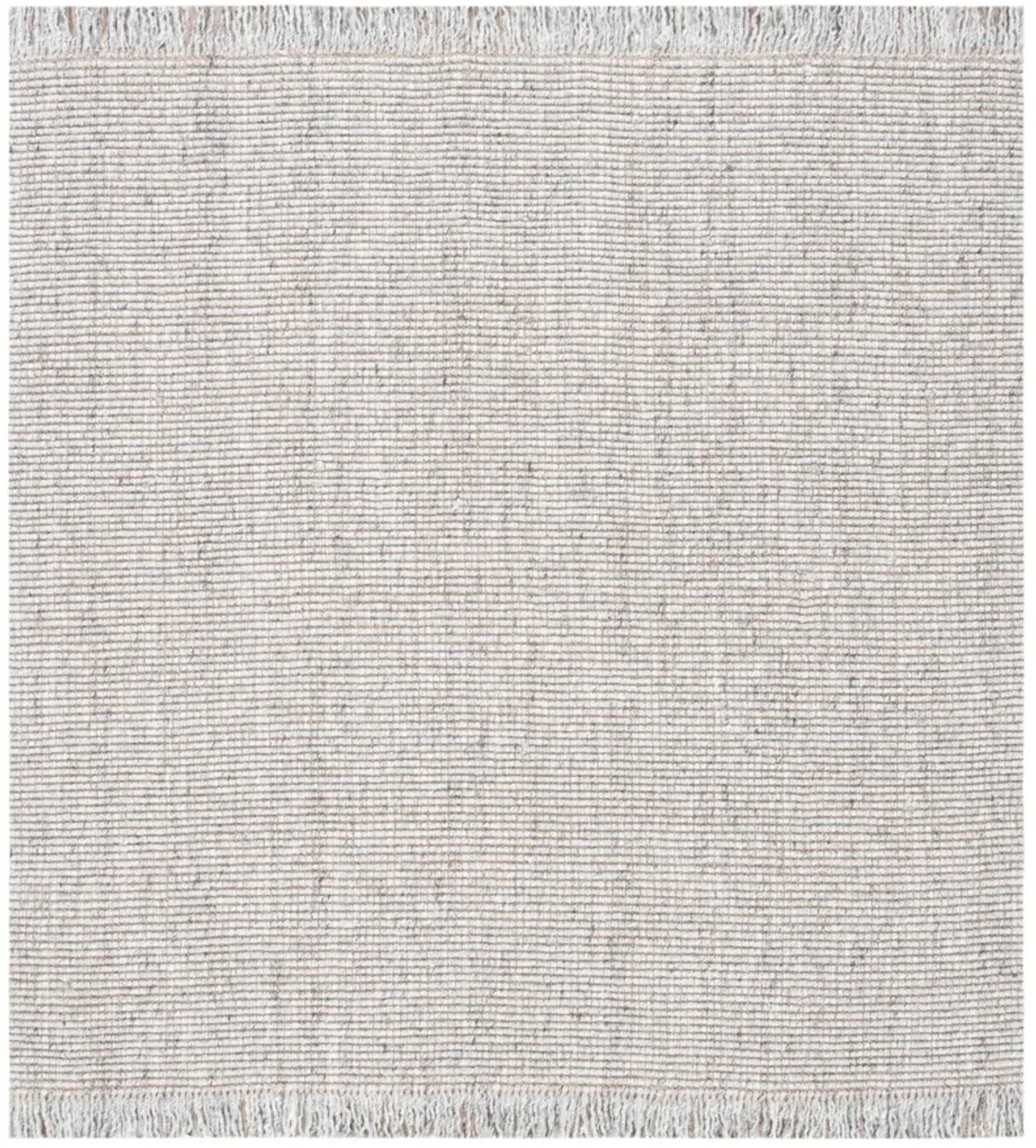 NATURAL FIBER 826 SILVER  4' x 4' Square Square Rug