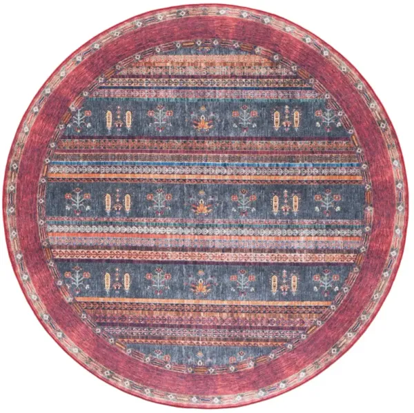 ORLANDO 750 RUST  6'-7' x 6'-7' Round Round Rug