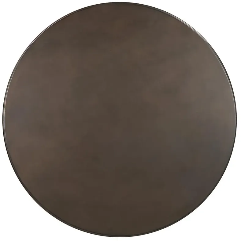 Oswego Round Bistro Dining Table Bronze