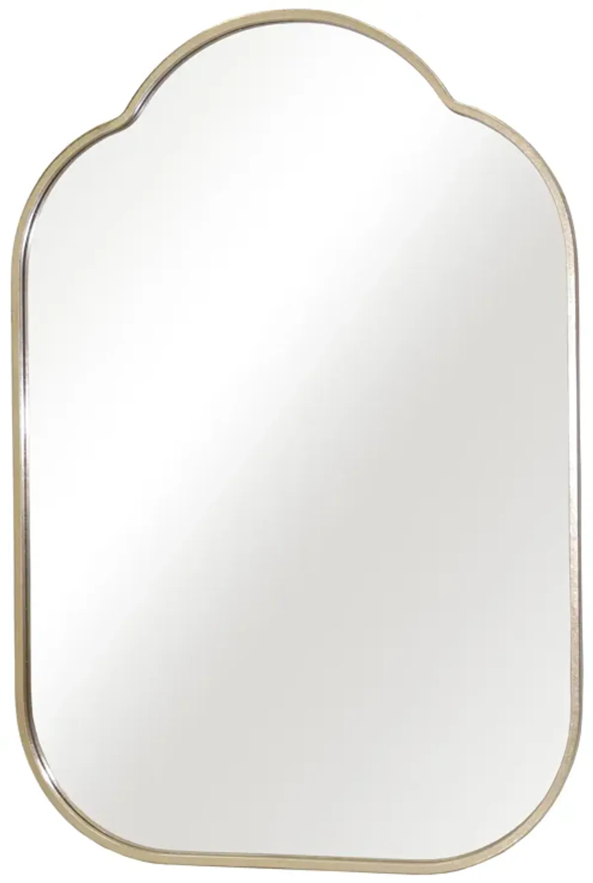 25x37 Arch Top Mirror, Gold