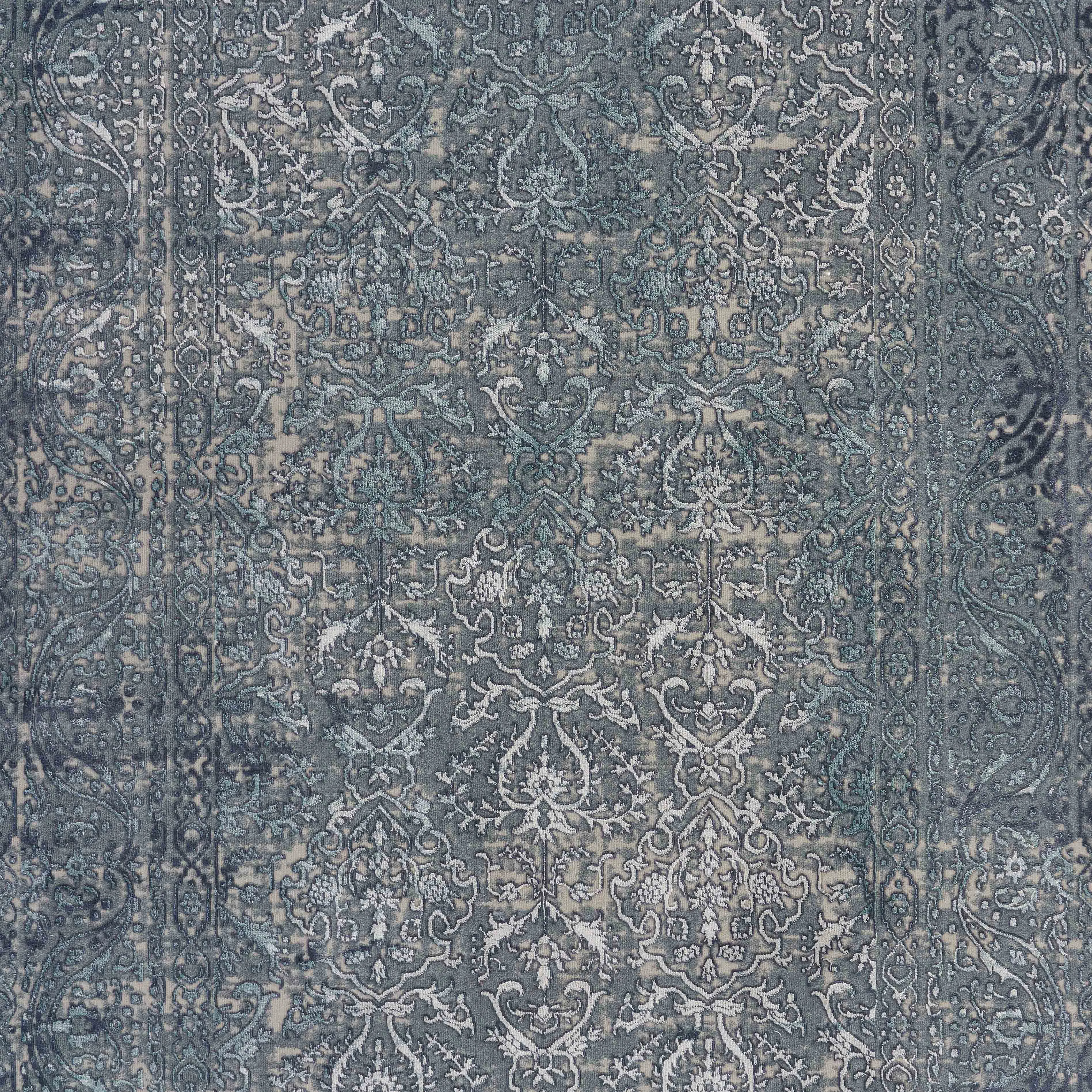 Imagica Neutral Distressed Dusk Contemporary Area Rug  7'9" x 10'9"