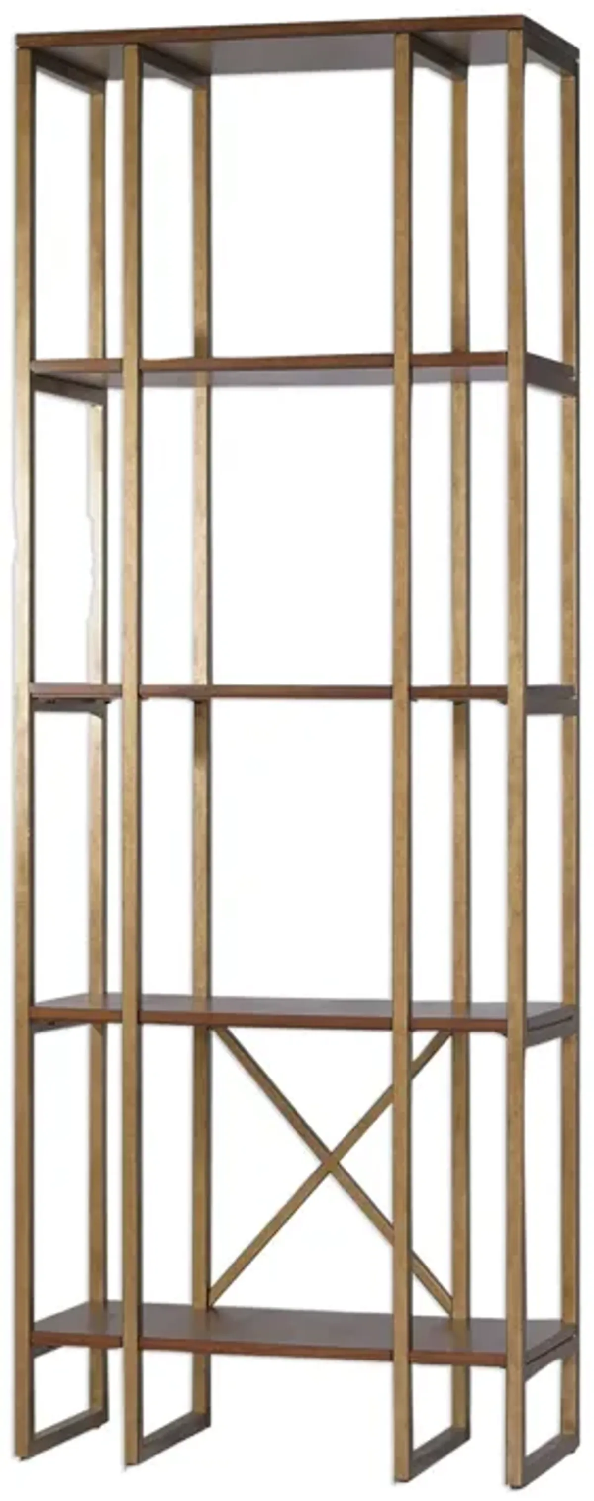 Karishma Antique Gold Etagere