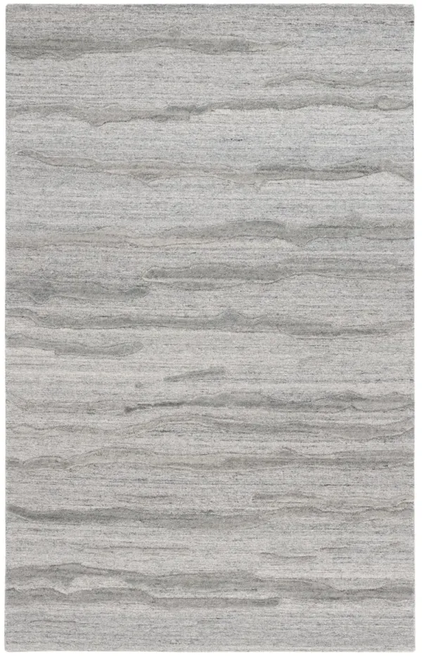 ABSTRACT Hand Tufted 8' x 10' area rug