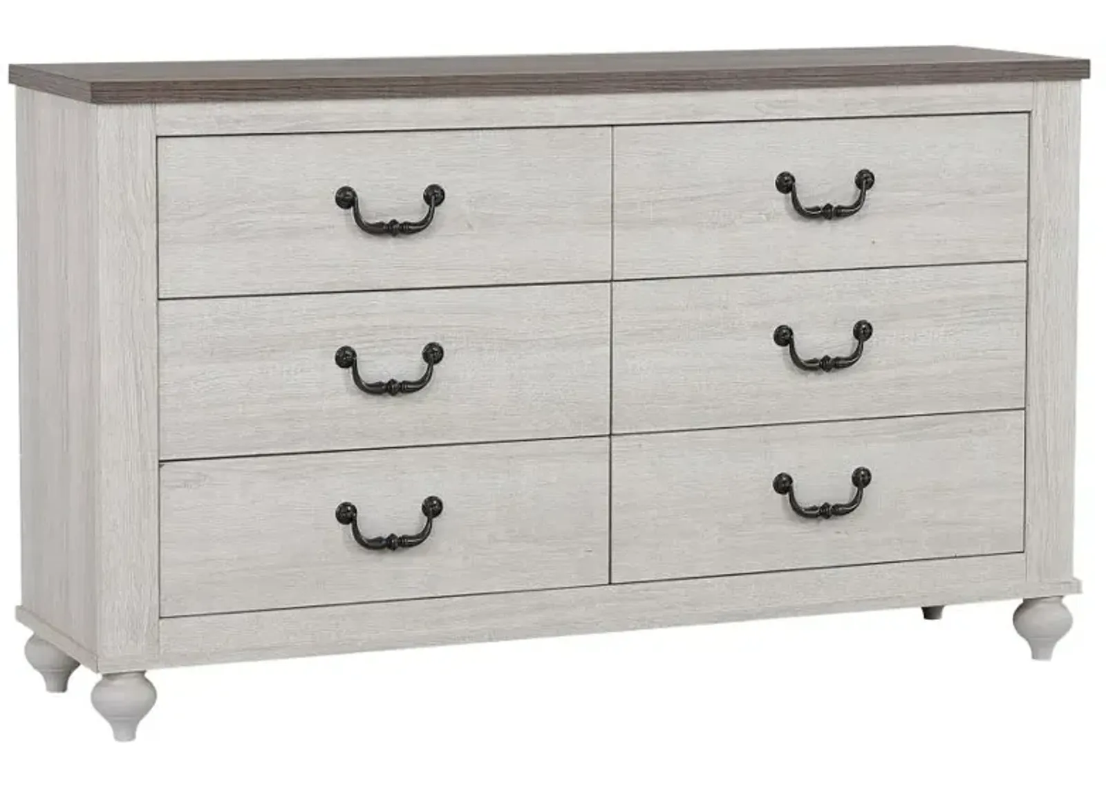 Stillwood 6-drawer Dresser Vintage Linen