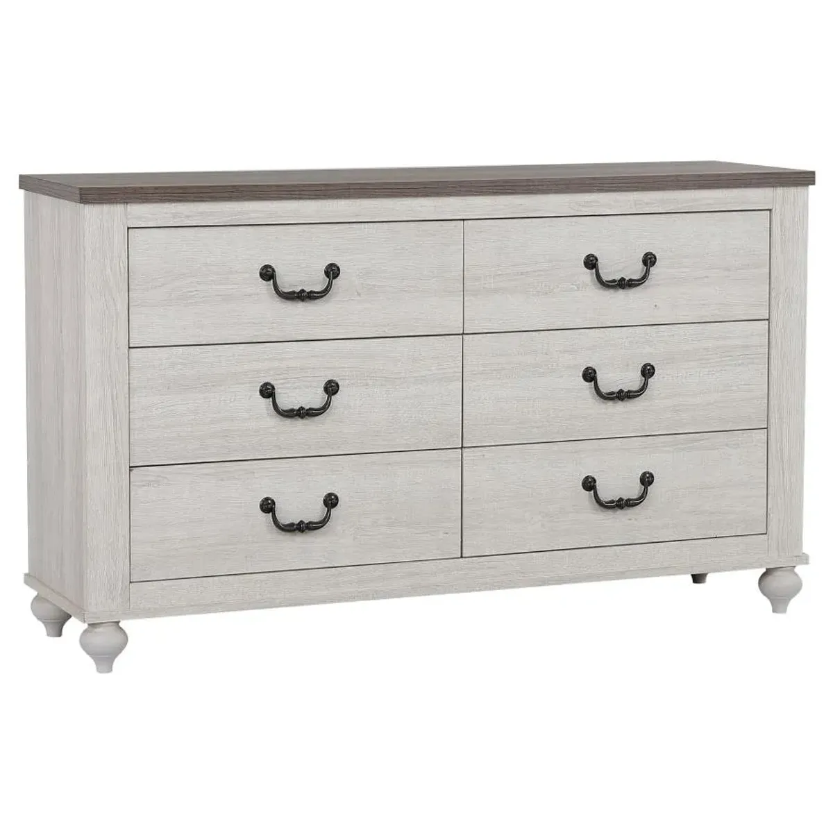 Stillwood 6-drawer Dresser Vintage Linen