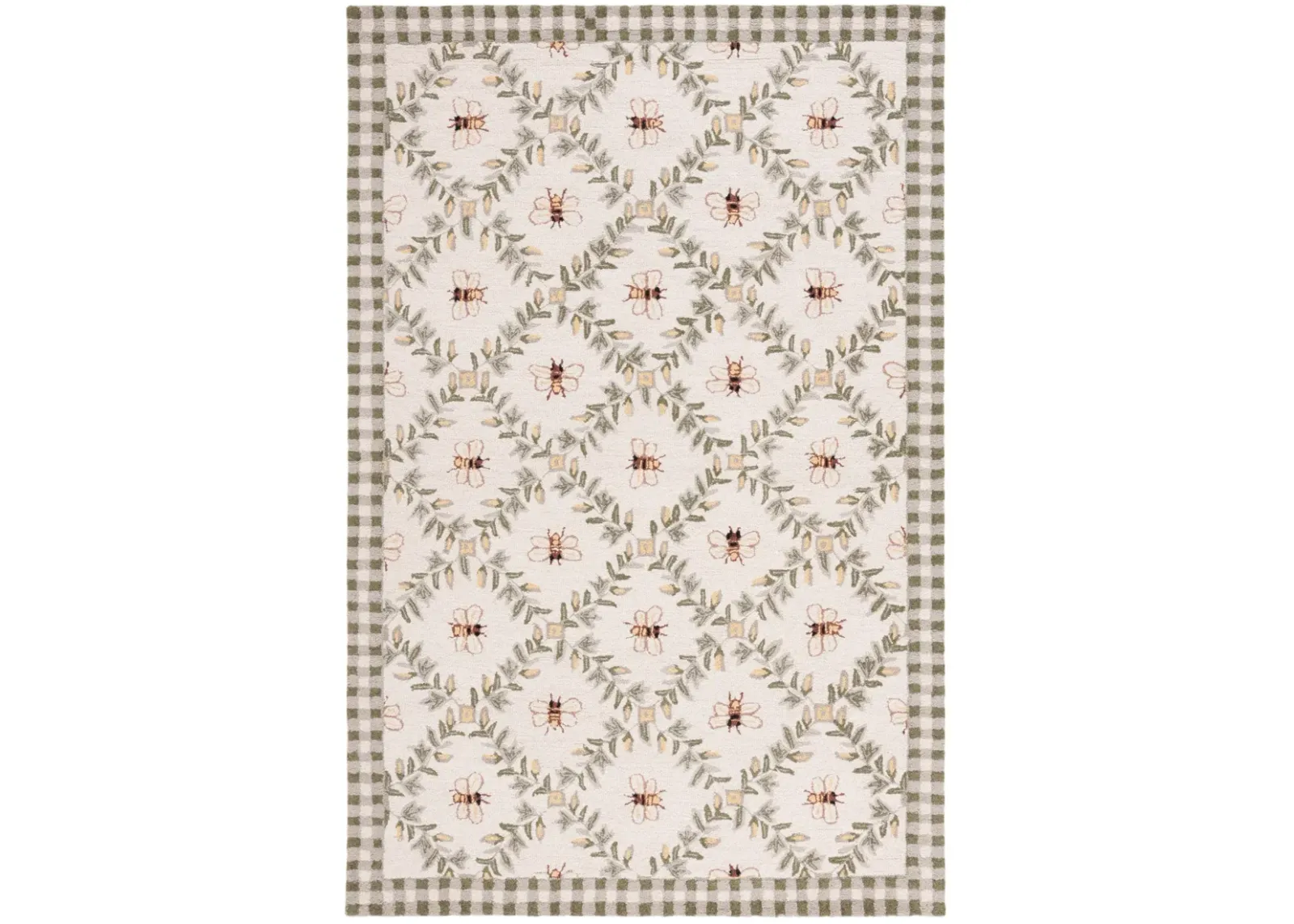 HK55 IVORY  2' x 3' Accent Rug