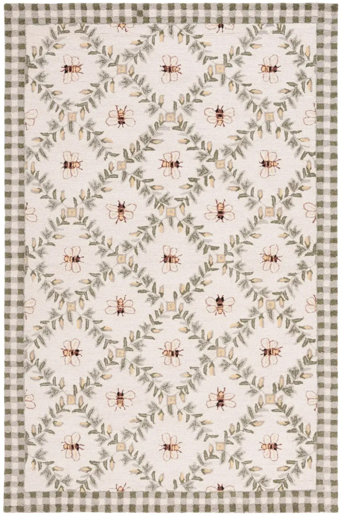 HK55 IVORY  2' x 3' Accent Rug