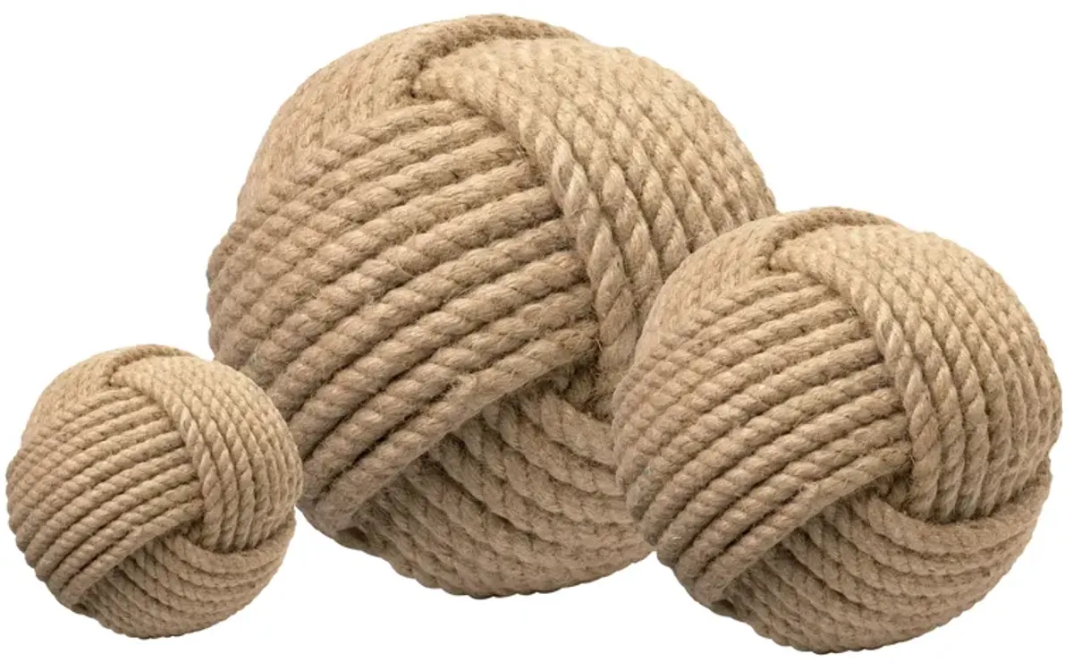 Jute Balls - Set of 3