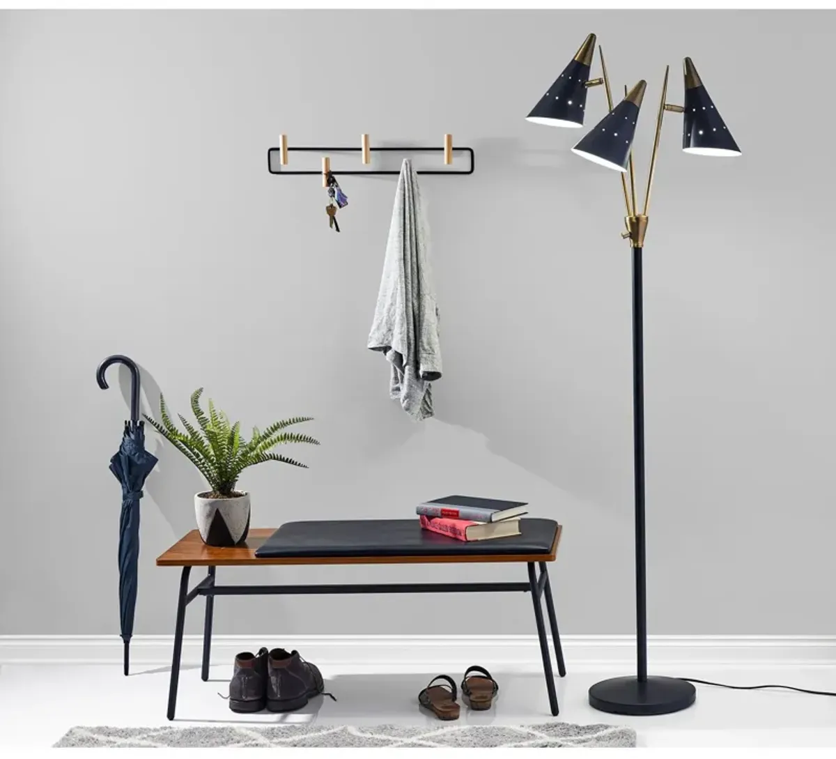 Nadine 3-Arm Floor Lamp