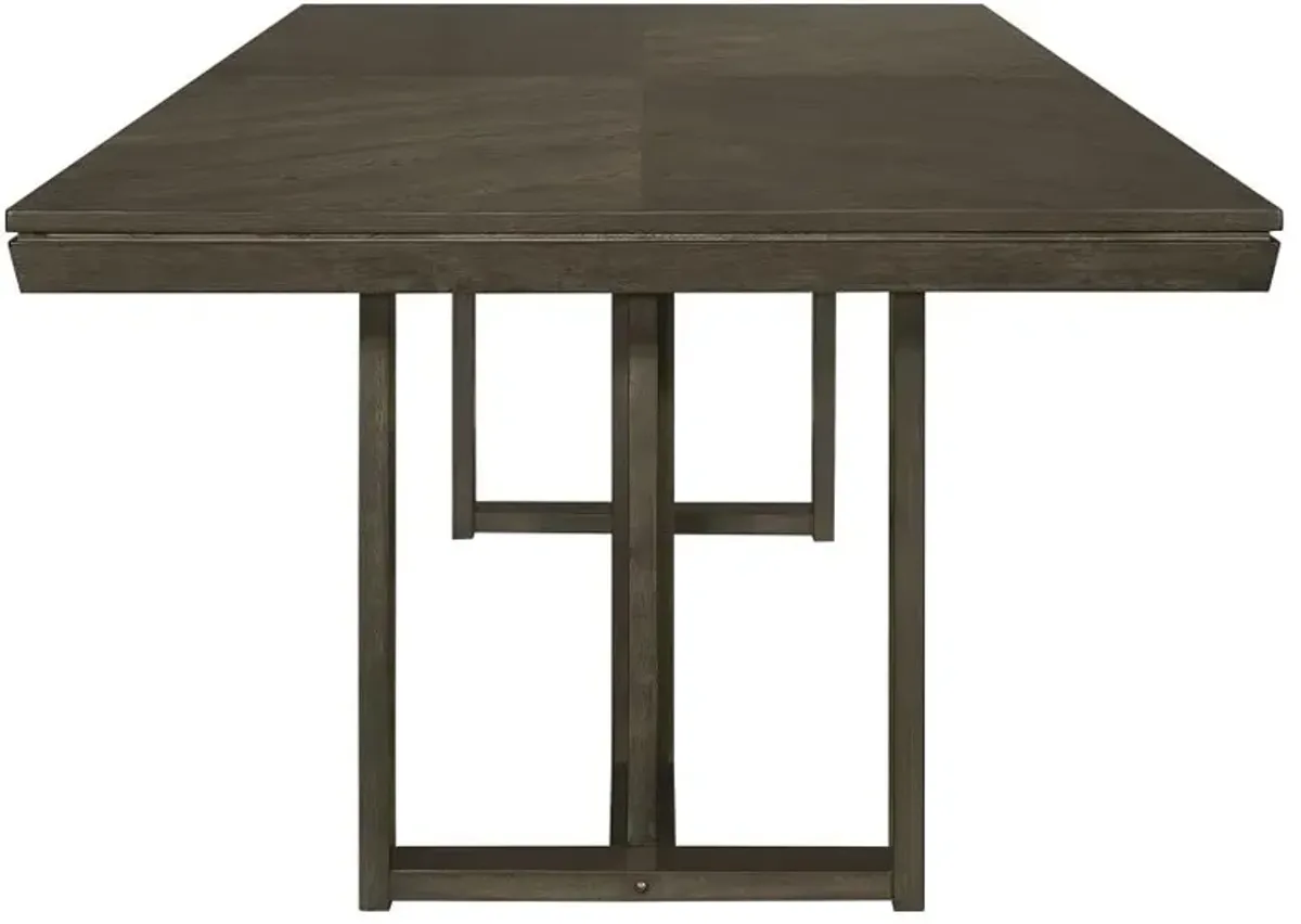 Kelly Rectangular Dining Table Dark Grey