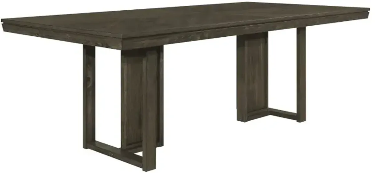 Kelly Rectangular Dining Table Dark Grey