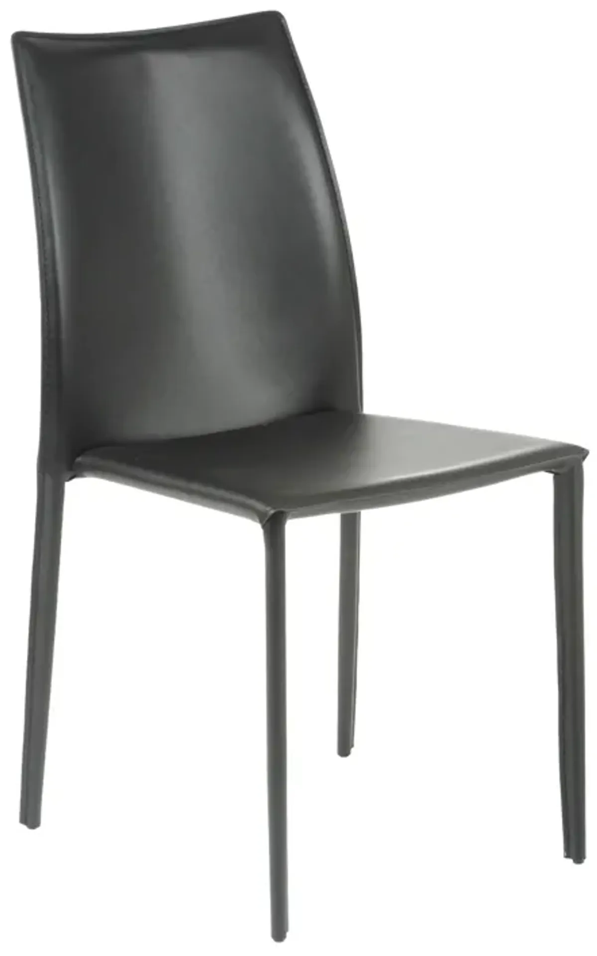 Dalia Stacking Side Chair in Black - Set of 2