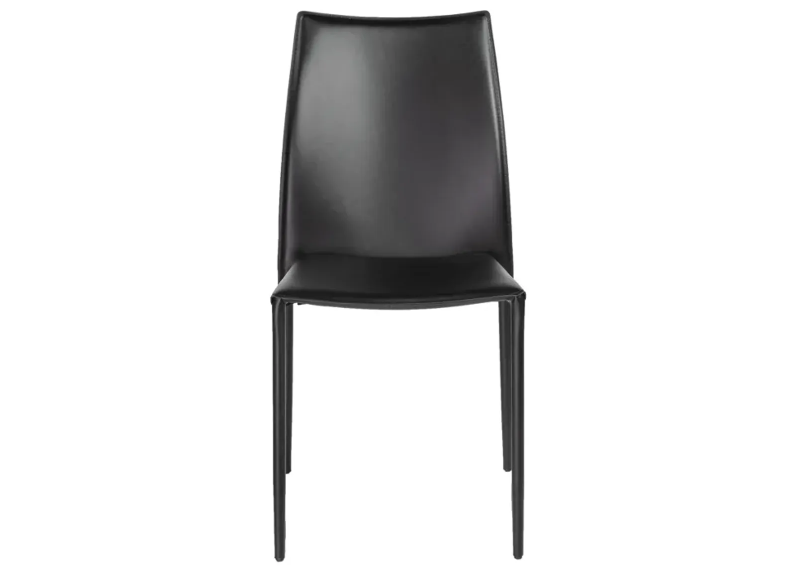 Dalia Stacking Side Chair in Black - Set of 2