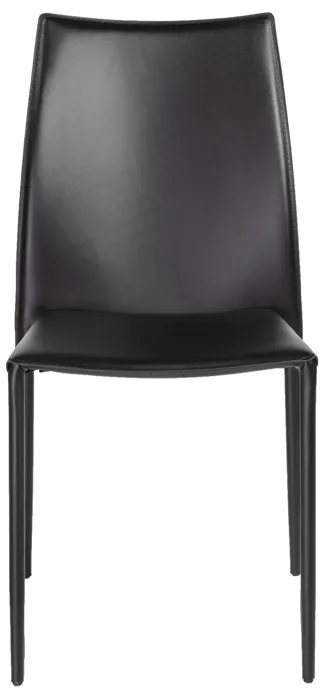 Dalia Stacking Side Chair in Black - Set of 2